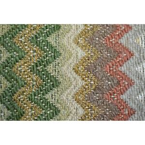 Fred Harvey era woven wool 24 x 49" textile mat Chimayo tapestry wall hanging